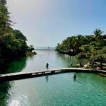 Rio de los patos y al fondo Playa los patos